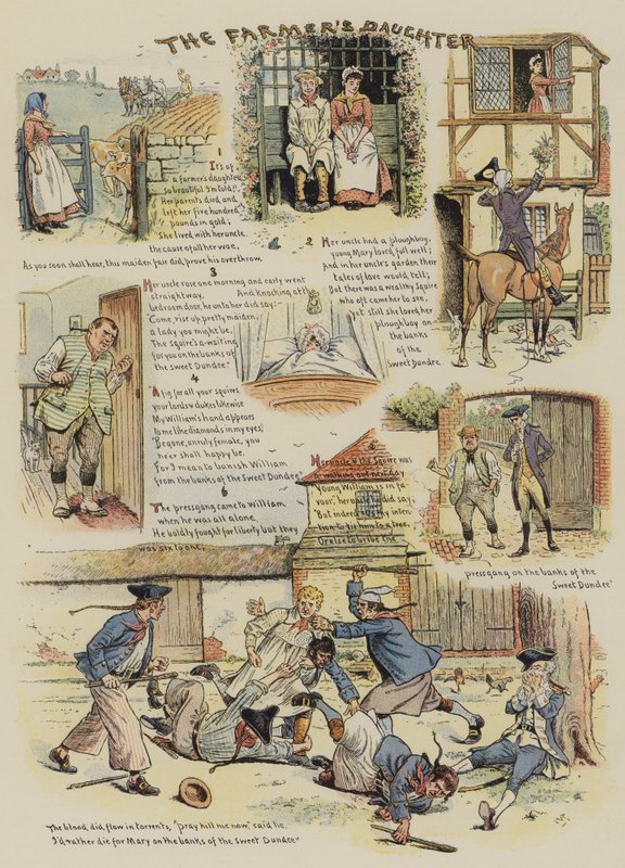 Córka rolnika (chromolitho) autorstwa William (after) Ralston