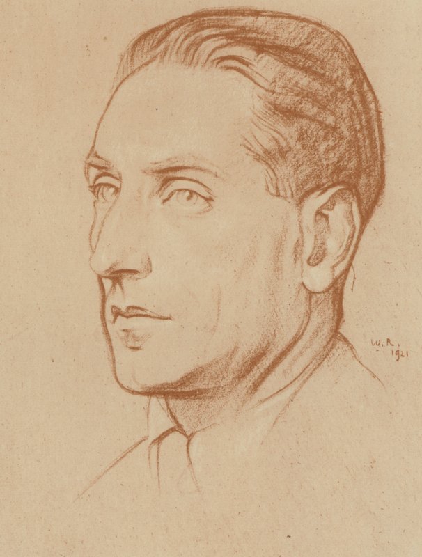 Compton Mackenzie (lito) autorstwa William (after) Rothenstein