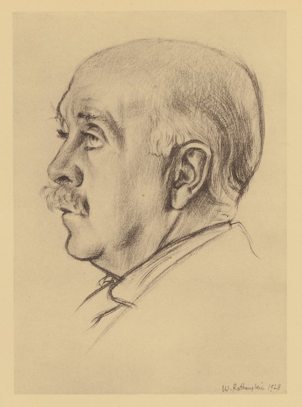 Portret Maxa Beerbohma (litografia) autorstwa William (after) Rothenstein