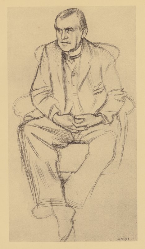 Portret Philipa Wilsona Steera (litografia) autorstwa William (after) Rothenstein