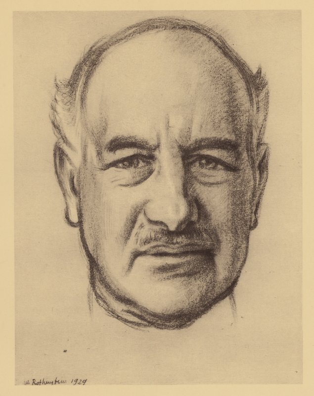 Portret Lorda Melchetta z Landford (litografia) autorstwa William (after) Rothenstein