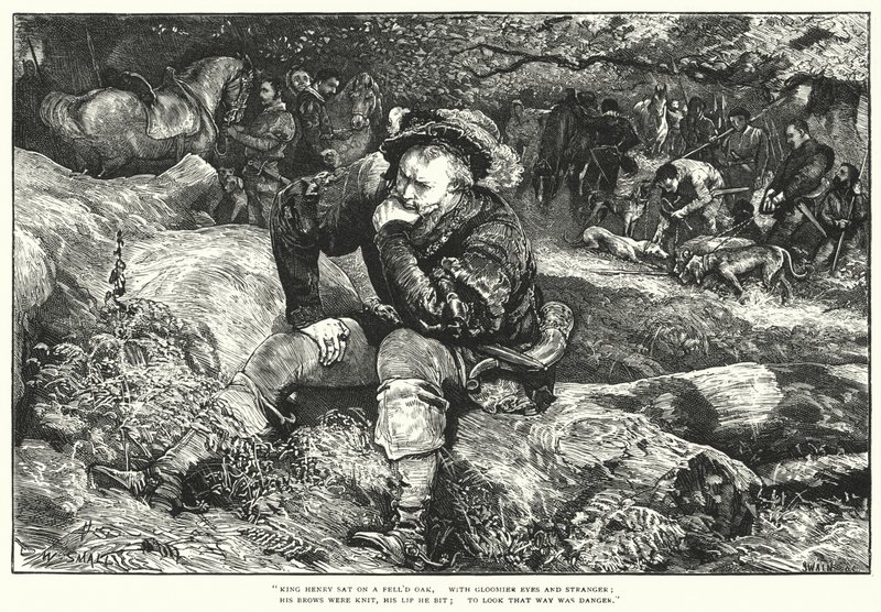 Przystojniak króla Henryka (grawerowanie) autorstwa William (after) Small