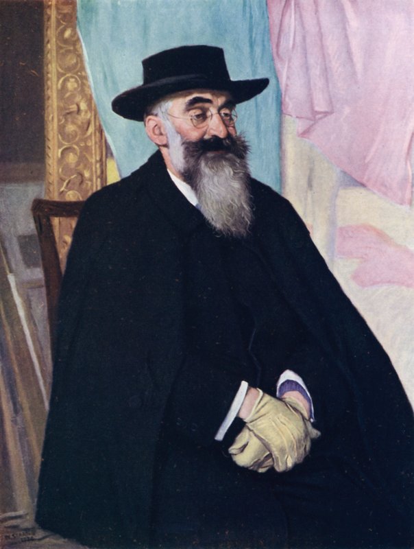 Portret Luciena Pissarro (kolor lito) autorstwa William (after) Strang