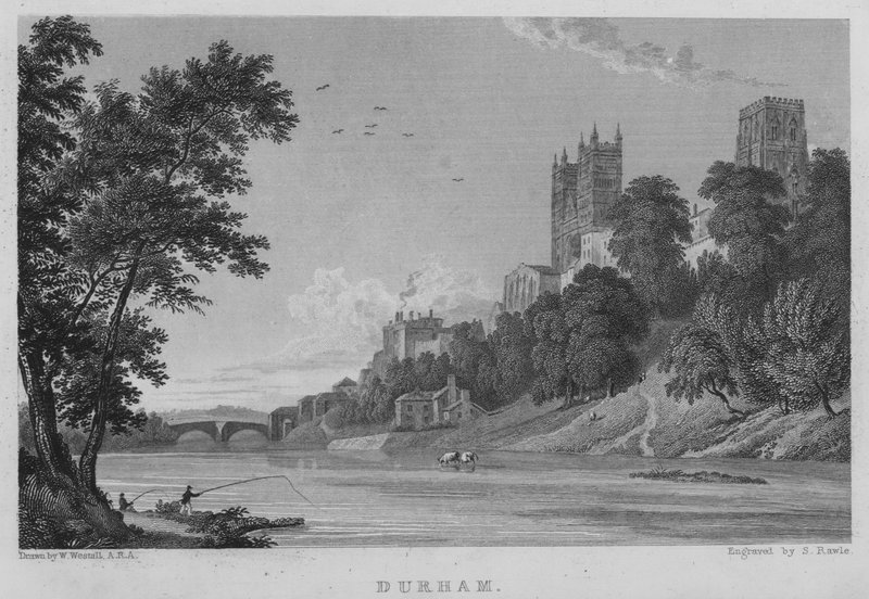 Durham (grawerowanie) autorstwa William (after) Westall
