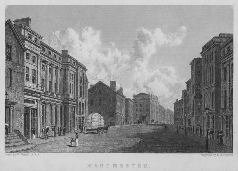 Manchester (grawerowanie) autorstwa William (after) Westall