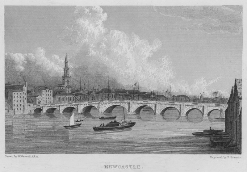 Newcastle (grawerowanie) autorstwa William (after) Westall