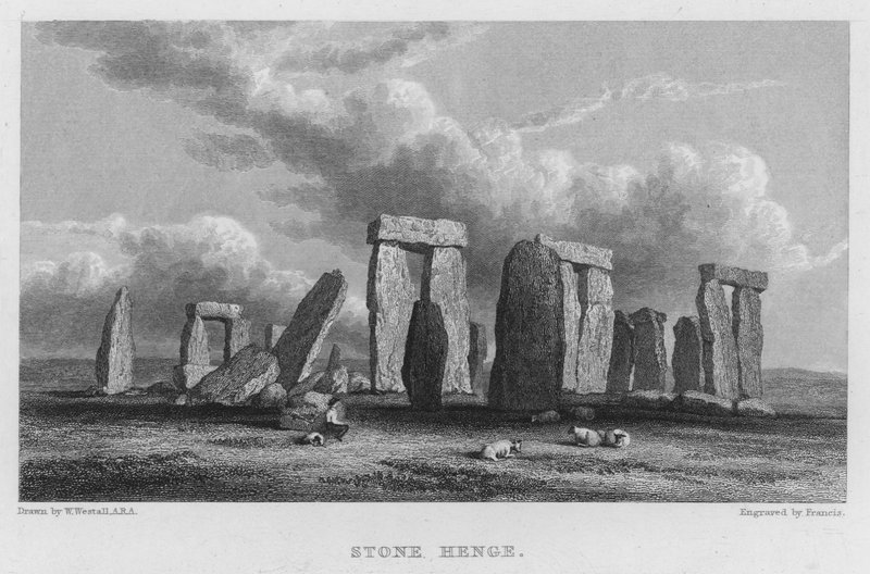 Stonehenge (grawerowanie) autorstwa William (after) Westall