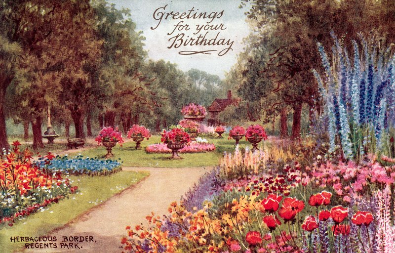 Granica zielna, Regents Park autorstwa William Affleck Carruthers