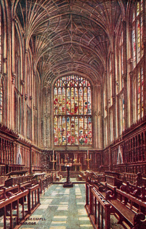 Kaplica Kings College, Cambridge autorstwa William Affleck Carruthers