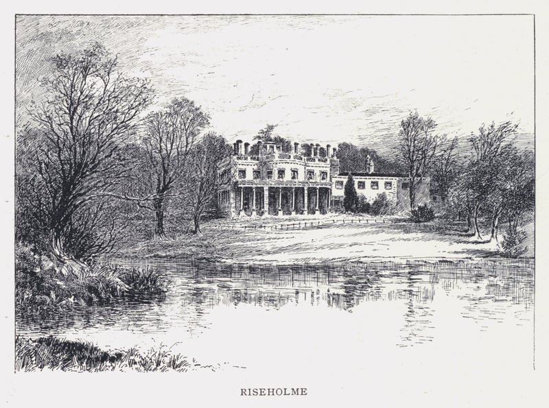 Riseholme (grawerowanie) autorstwa William Alexander Ansted