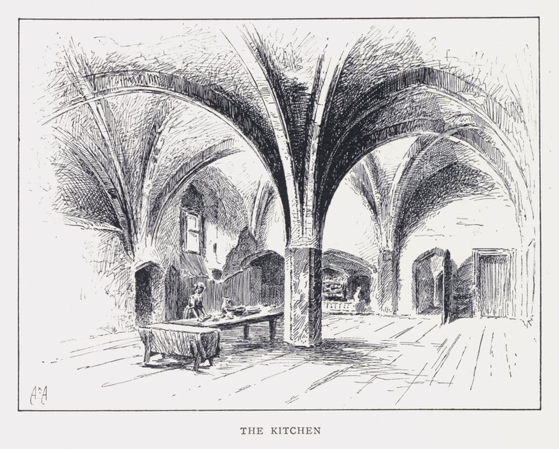 Kuchnia (grawerowanie) autorstwa William Alexander Ansted
