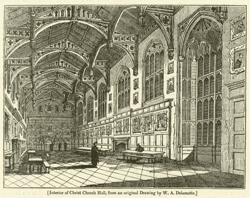 Wnętrze Sali Kościoła Chrystusowego autorstwa William Alfred Delamotte