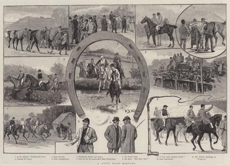 Spotkanie na polowaniu autorstwa William Barnes Wollen