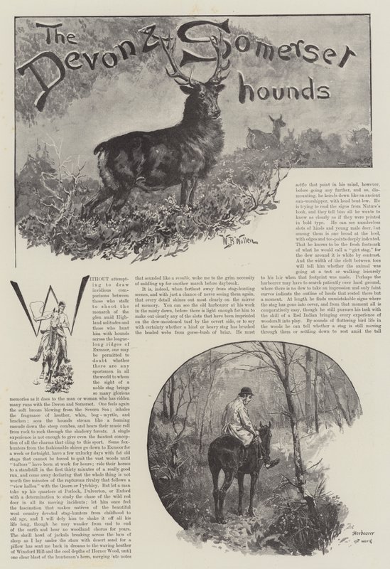 Ogary Devon i Somerset autorstwa William Barnes Wollen