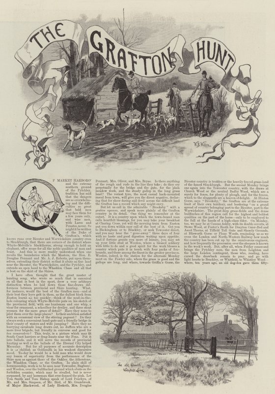 Polowanie na Grafton autorstwa William Barnes Wollen