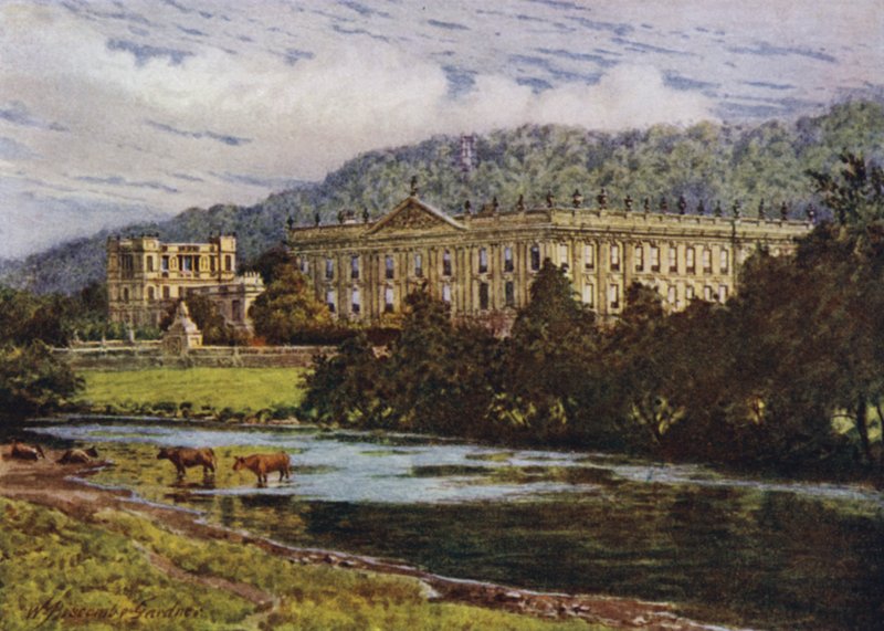 Chatsworth z Derwent autorstwa William Biscombe Gardner