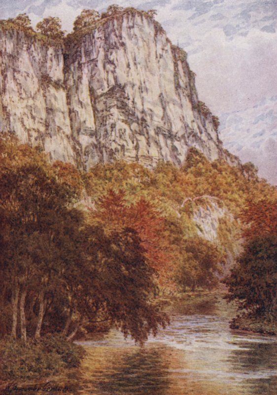 High Tor, Matlock (kolor lito) autorstwa William Biscombe Gardner