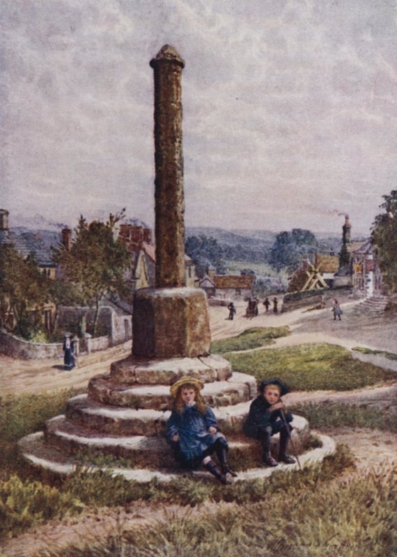 Stary Krzyż, Wielki Longstone (kolor lito) autorstwa William Biscombe Gardner
