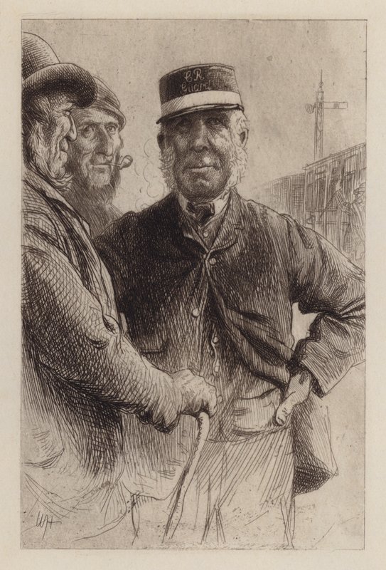 Na skrzyżowaniu (grawerunek) autorstwa William Brassey (after) Hole