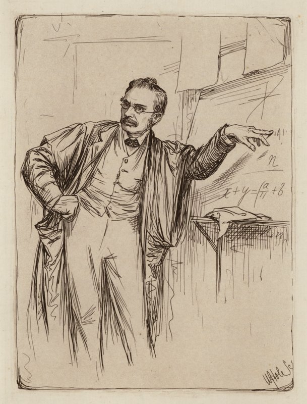 George Chrystal, profesor matematyki (rycina) autorstwa William Brassey (after) Hole