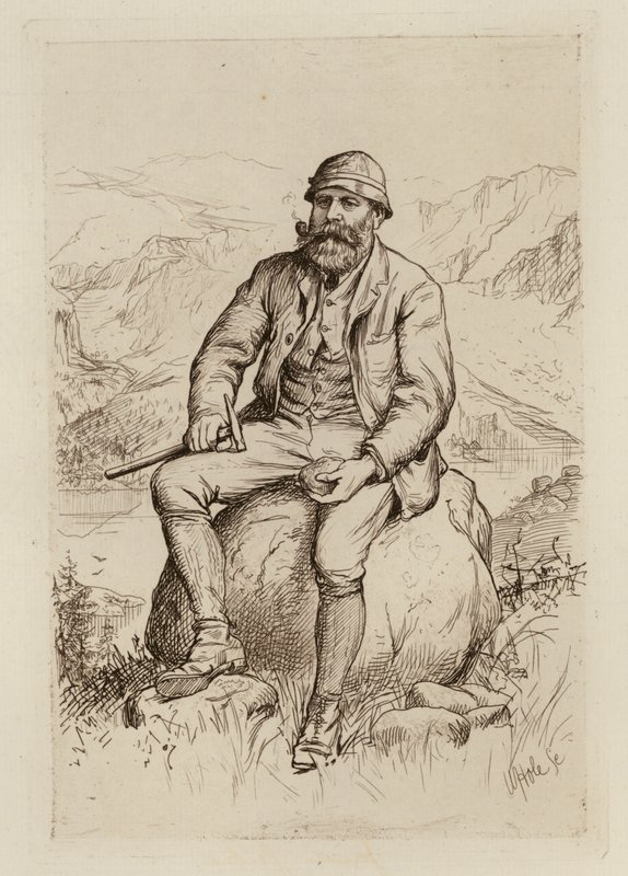 James Geikie, profesor geologii (rycina) autorstwa William Brassey (after) Hole