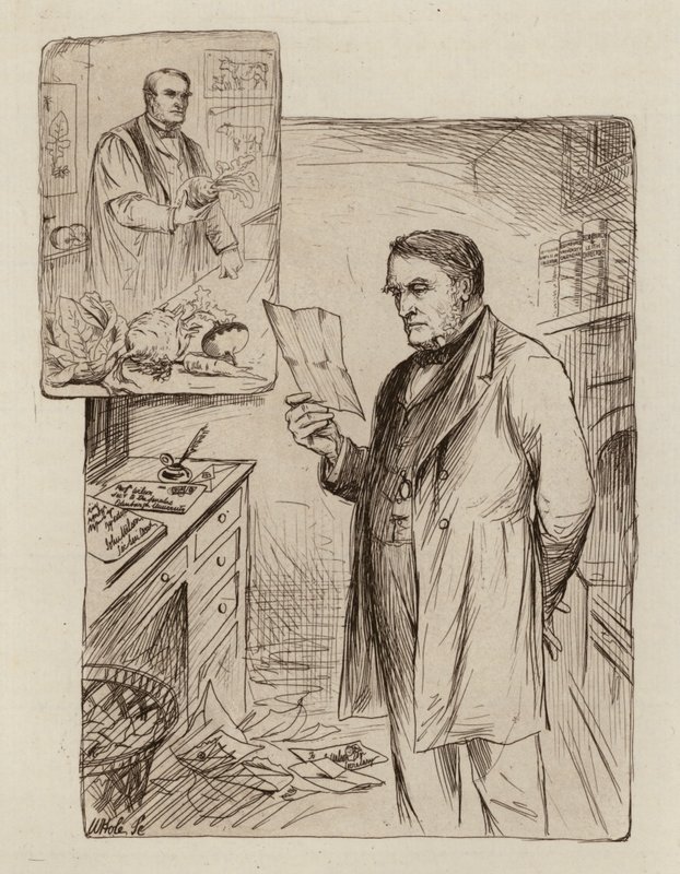 John Wilson, profesor rolnictwa i gospodarki wiejskiej (rycina) autorstwa William Brassey (after) Hole