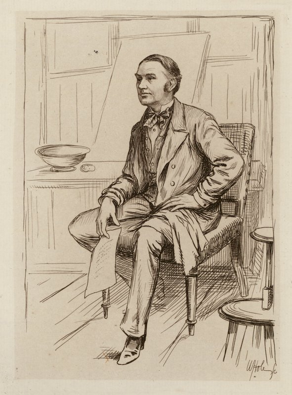 Thomas Annandale, profesor chirurgii klinicznej (rycina) autorstwa William Brassey (after) Hole