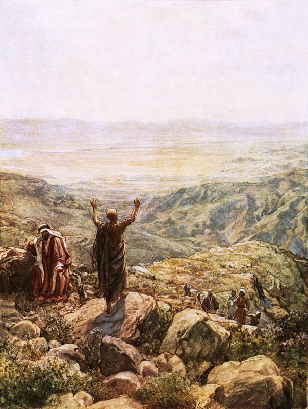Balaam błogosławi Izraela autorstwa William Brassey Hole