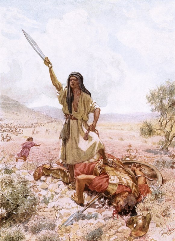 Dawid i Goliat autorstwa William Brassey Hole