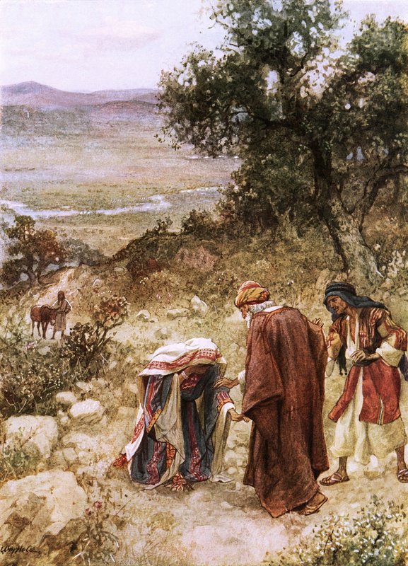 Elizeusz i Szunamit autorstwa William Brassey Hole