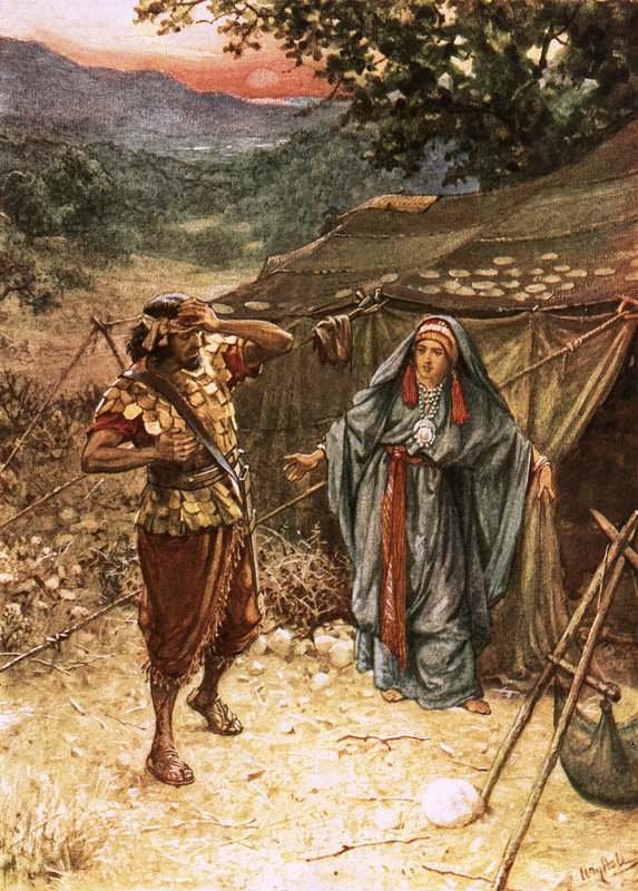 Jael i Sisera autorstwa William Brassey Hole