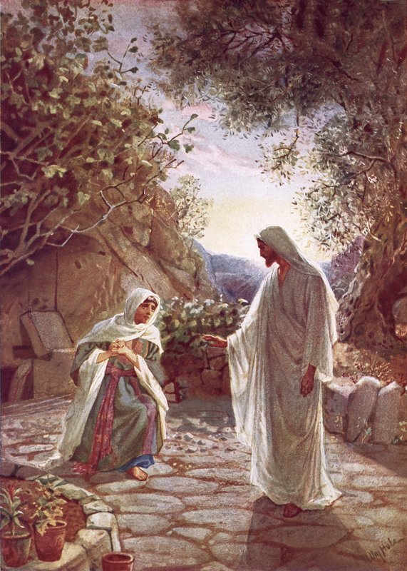Jezus objawia się Marii Magdalenie autorstwa William Brassey Hole