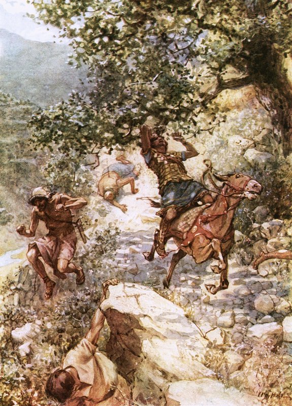 Śmierć Absaloma autorstwa William Brassey Hole