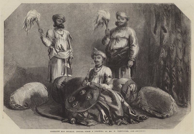 Tokaji Rao Holkar, kryty autorstwa William Carpenter