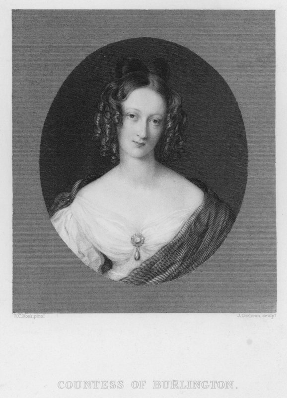 Hrabina Burlington (Grawerowanie) autorstwa William Charles (after) Ross
