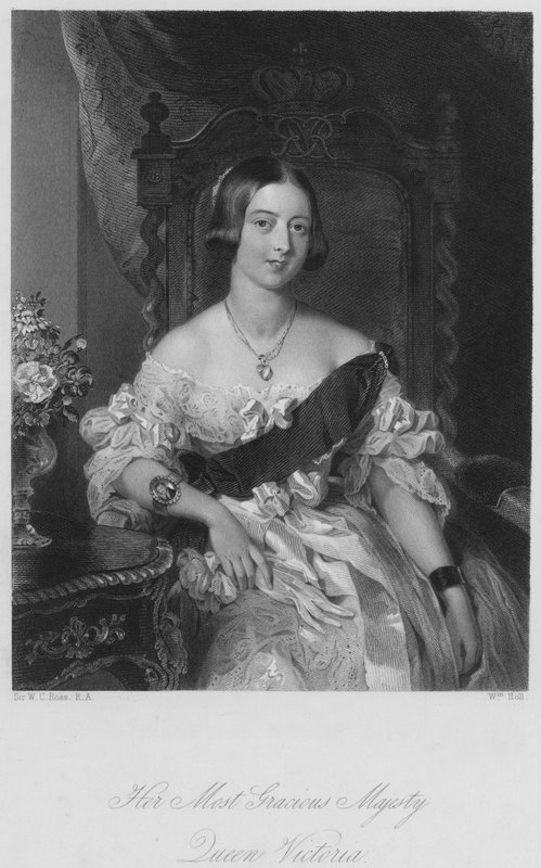 Jej Najłaskawsza Wysokość Królowa Wiktoria (rycina) autorstwa William Charles (after) Ross