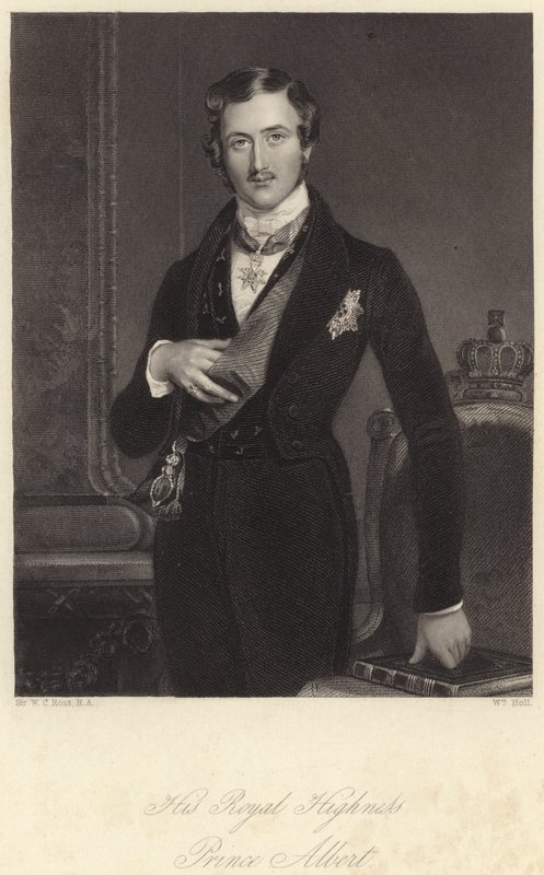 Jego Królewska Wysokość Książę Albert (grafika) autorstwa William Charles (after) Ross