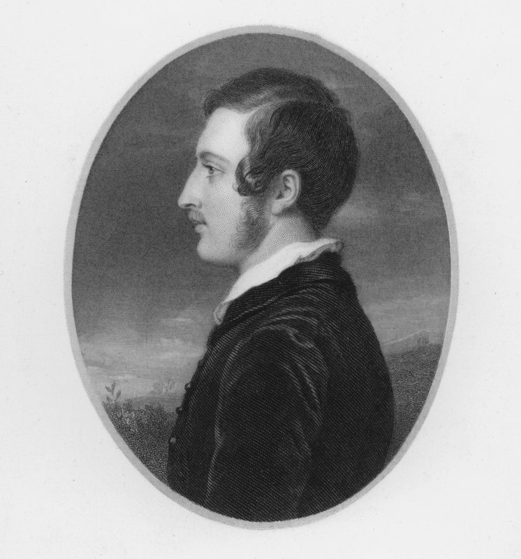 Książę Albert w wieku dwudziestu lat (grafika) autorstwa William Charles (after) Ross