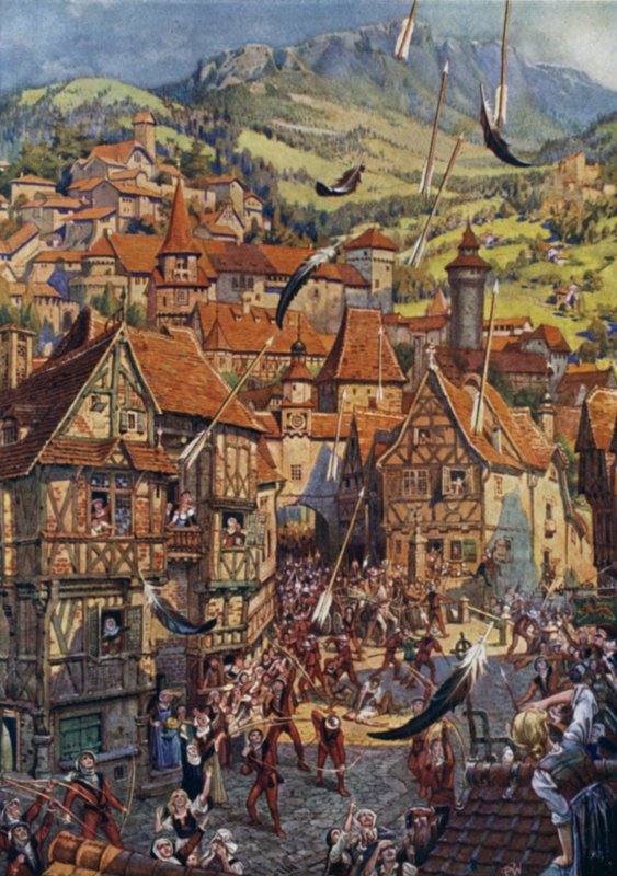 Ilustracja do Child of the Air MH Spielmann (kolor lito) autorstwa William Charles John Pitcher