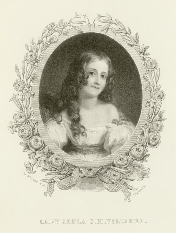 Lady Adela Corisande Maria Dziecko Villiers autorstwa William Charles Ross