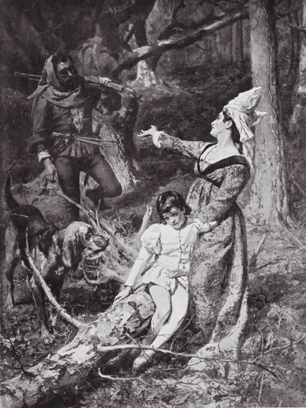 Spotkanie Małgorzaty Andegaweńskiej z rabusiem z Hexham autorstwa William Christian Symons