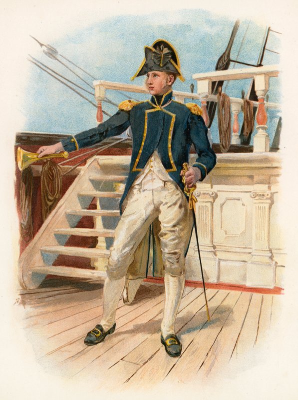 Kapitan poczty, XVIII wiek autorstwa William Christian Symons