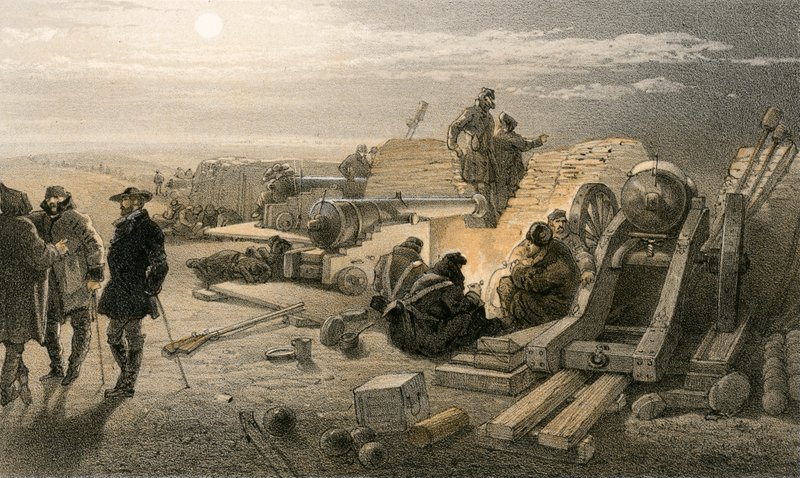 Spokojna noc w bateriach, Greenhill Battery (Major Chapman