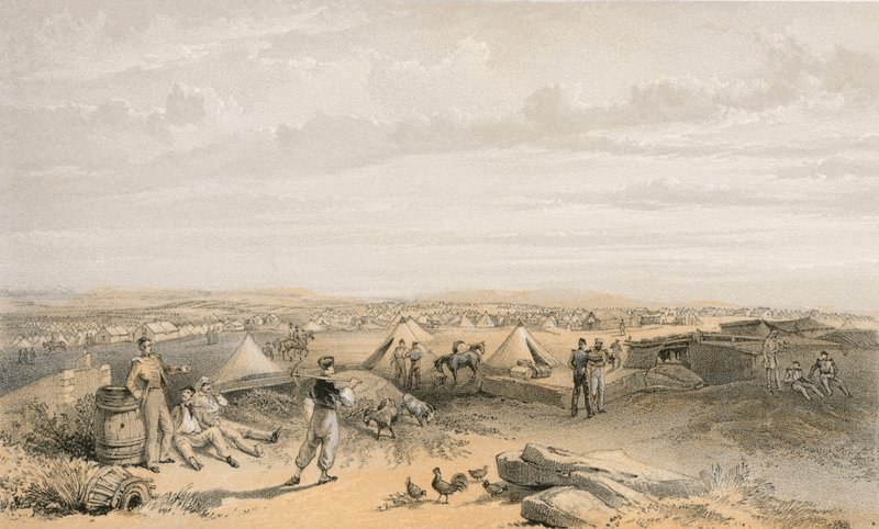 Obóz 4. Dywizji, 15 lipca 1855 autorstwa William Crimea Simpson
