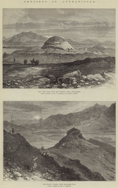 Szkice w Afganistanie autorstwa William Crimea Simpson