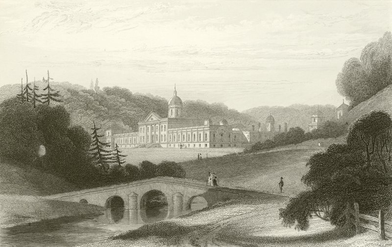 Zamek Howard autorstwa William Daniell