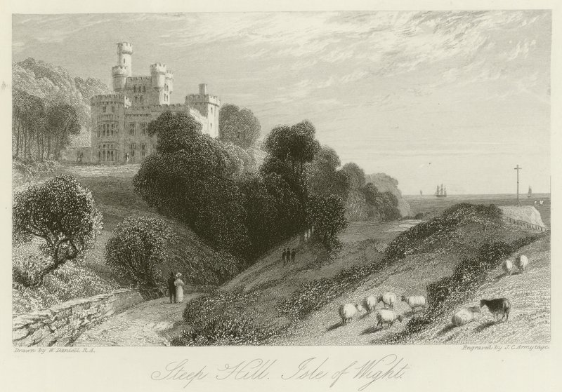 Strome Wzgórze autorstwa William Daniell