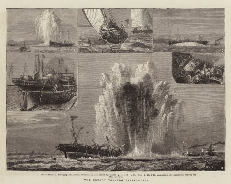 Eksperymenty torpedowe Oberon autorstwa William Edward Atkins
