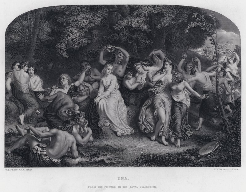 Una (grawerowanie) autorstwa William Edward Frost