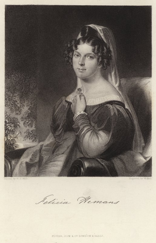 Felicja Hemans autorstwa William Edward West